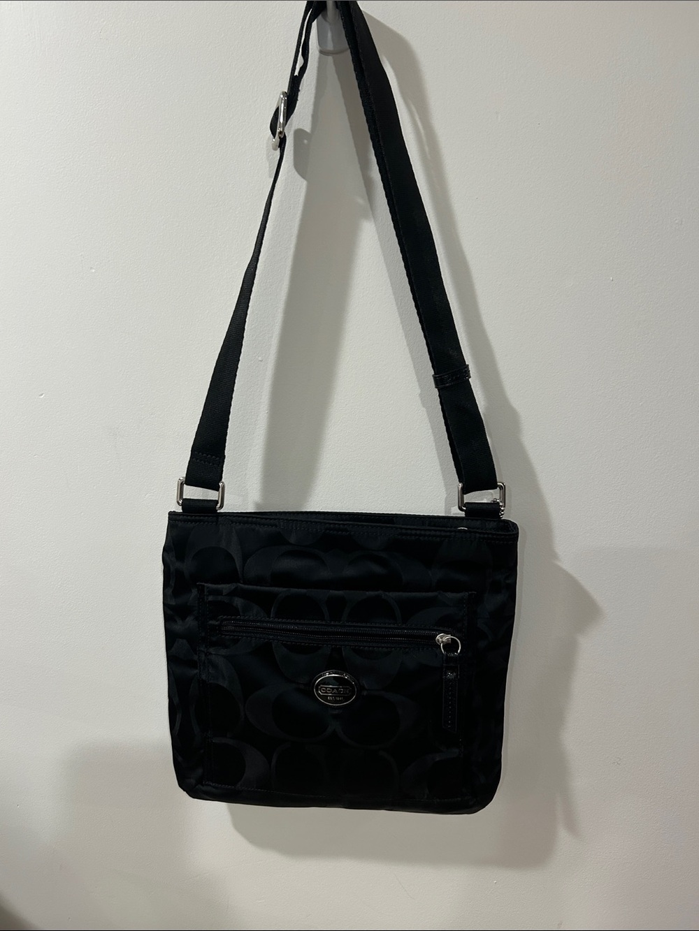 Coach Black Signature Crossbody Bag